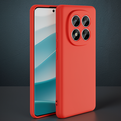 Xiaomi Redmi Note 14 Pro 5g Kılıf Nano İçi Kadife Silikon - Kırmızı