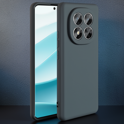 Xiaomi Redmi Note 14 Pro 5g Kılıf Nano İçi Kadife Silikon - Koyu Yeşil