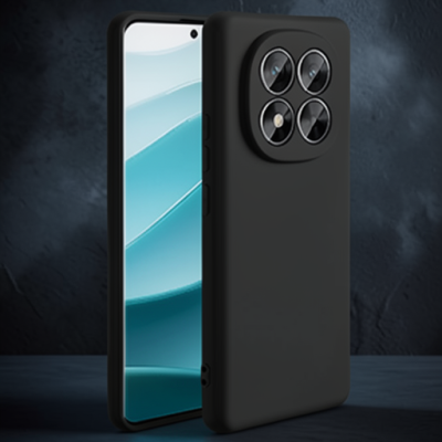 Xiaomi Redmi Note 14 Pro 5g Kılıf Nano İçi Kadife Silikon - Siyah