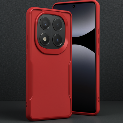 Xiaomi Redmi Note 14 Pro Plus Kılıf Boyi Silikon Kapak - Gümüş
