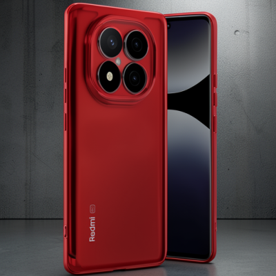 Xiaomi Redmi Note 14 Pro Plus Kılıf Razer Lensli Silikon - Gümüş