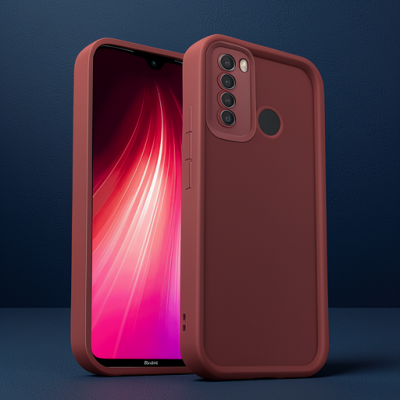Xiaomi Redmi Note 8 Kılıf Viera Silikon - Bordo