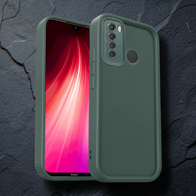 Xiaomi Redmi Note 8 Kılıf Viera Silikon - Koyu Yeşil