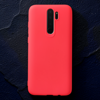 Xiaomi Redmi Note 8 Pro Kılıf First Silikon - Pembe