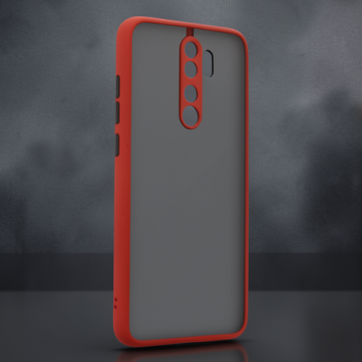 Xiaomi Redmi Note 8 Pro Kılıf Montreal Silikon Kapak - Kırmızı