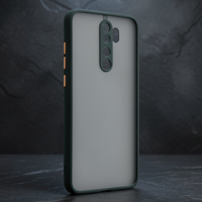 Xiaomi Redmi Note 8 Pro Kılıf Montreal Silikon Kapak - Yeşil
