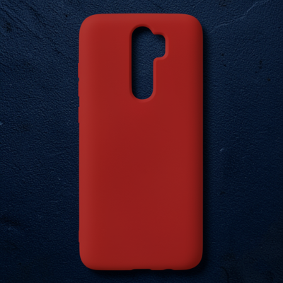 Xiaomi Redmi Note 8 Pro Kılıf Nano İçi Kadife Silikon - Kırmızı