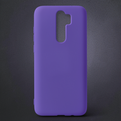 Xiaomi Redmi Note 8 Pro Kılıf Nano İçi Kadife Silikon - Mor