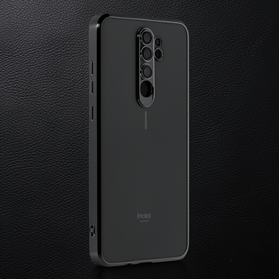 Xiaomi Redmi Note 8 Pro Kılıf Razer Lensli Silikon - Siyah