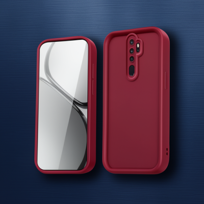 Xiaomi Redmi Note 8 Pro Kılıf Viera Silikon - Bordo