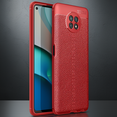Xiaomi Redmi Note 9 5g Kılıf Auto Focus Kapak - Kırmızı