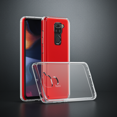 Xiaomi Redmi Note 9 Kılıf Lüx Şeffaf Silikon - Şeffaf