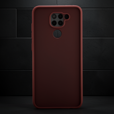 Xiaomi Redmi Note 9 Kılıf Montreal Silikon Kapak - Gri