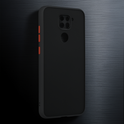 Xiaomi Redmi Note 9 Kılıf Montreal Silikon Kapak - Siyah
