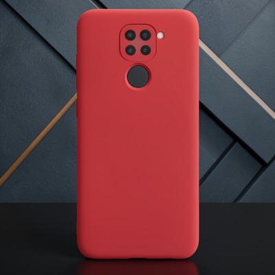Xiaomi Redmi Note 9 Kılıf Nano İçi Kadife Silikon - Koyu Yeşil
