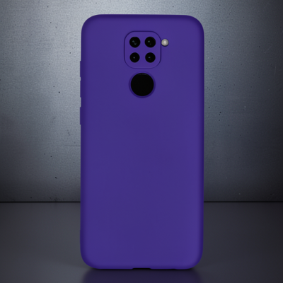 Xiaomi Redmi Note 9 Kılıf Nano İçi Kadife Silikon - Mor