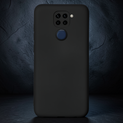 Xiaomi Redmi Note 9 Kılıf Nano İçi Kadife Silikon - Siyah