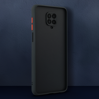 Xiaomi Redmi Note 9 Pro Kılıf Montreal Silikon Kapak - Siyah