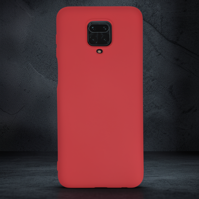 Xiaomi Redmi Note 9 Pro Kılıf Nano İçi Kadife Silikon - Pudra