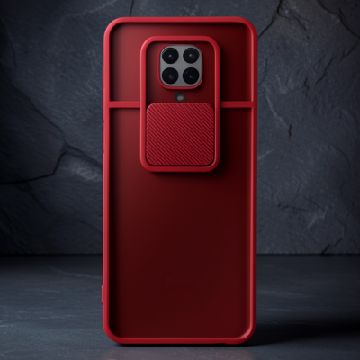 Xiaomi Redmi Note 9 Pro Kılıf Palm Buzlu Kamera Sürgülü Silikon - Turkuaz