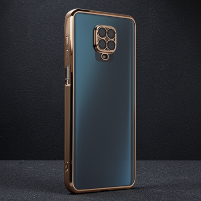 Xiaomi Redmi Note 9 Pro Kılıf Razer Lensli Silikon - Gold