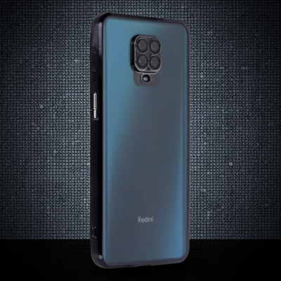 Xiaomi Redmi Note 9 Pro Kılıf Razer Lensli Silikon - Siyah