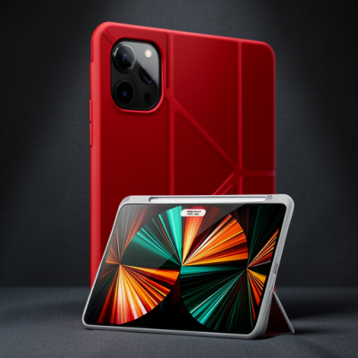 Xiaomi Redmi Pad Pro 12.1 Kılıf Kalemlikli Mars Tablet Kılıfı - Gri