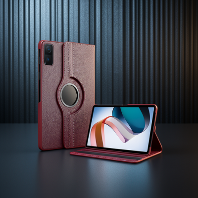Xiaomi Redmi Pad Se 4g Kılıf 360 Tablet Deri Kılıf - Mürdüm