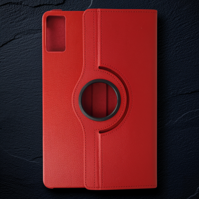 Xiaomi Redmi Pad Se Kılıf 360 Tablet Deri Kılıf - Kırmızı