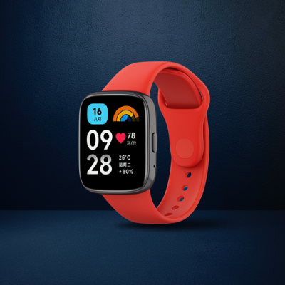 Xiaomi Redmi Watch 3 Active Klasik Kordon - Kırmızı