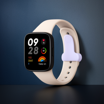 Xiaomi Redmi Watch 3 Origin Silikon Kordon (saat Değildir) - Bej