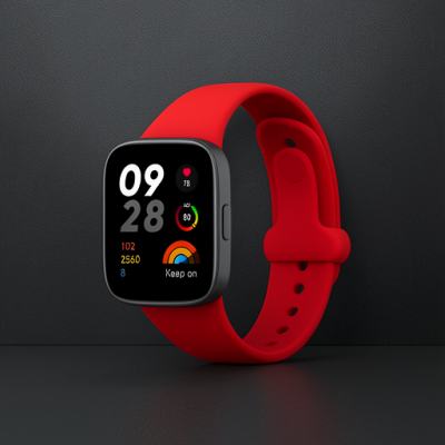Xiaomi Redmi Watch 3 Origin Silikon Kordon (saat Değildir) - Beyaz