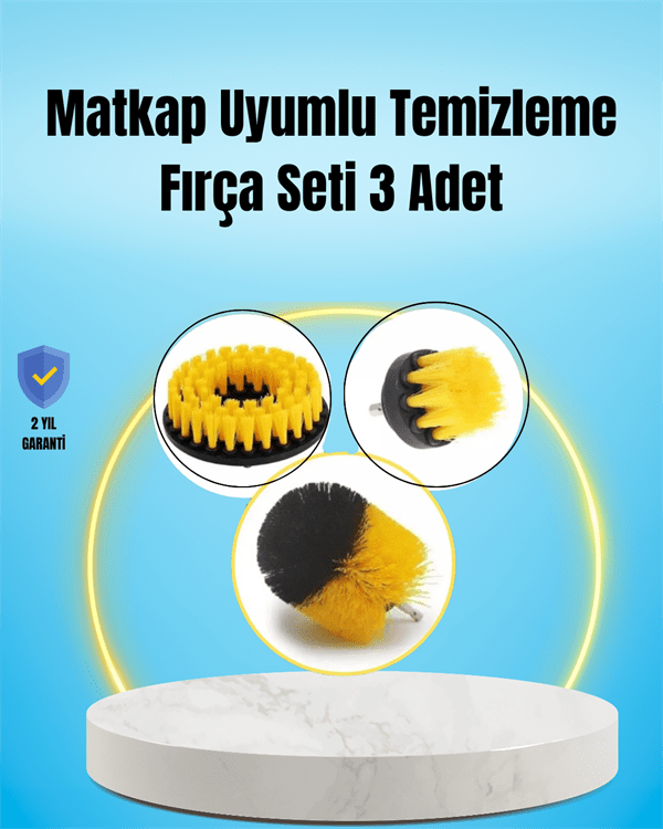 Yağ, Kir ve Pas Temizliği İçin Güçlü Naylon Kıllı Temizlik Fırçası
