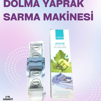 Yaprak Sarma Makinesi – Üzüm, Lahana ve Pazı İçin Otomatik Sarım Kolaylığı.