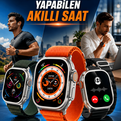 Yeni Nesil Akıllı Saat Nabız Ölçer Sağlık Ölçer ve Kalori Ölçer Uyku Takibi NFC Özelliği