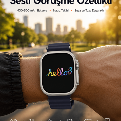 Yeni Nesil Arama Cevaplayan Uyku ve Sağlık Takibi GPS Özelliği
