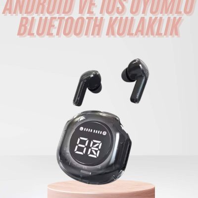 Yeni Nesil Bluetooth Kulaklık Dijital Göstergeli  Dokunmatik 5.3 Kablosuz
