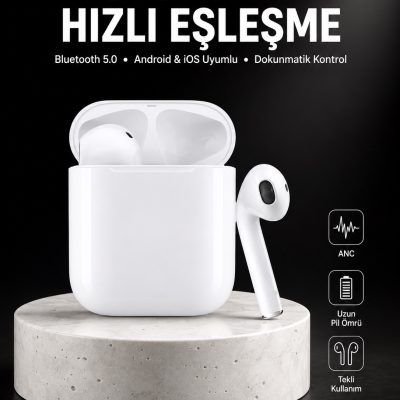 Yeni Nesil Dokunmatik Kontrol Çağrı Cevaplayabilen Kablosuz Bluetooth Kulaklık