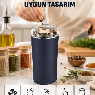 Yeni Nesil Kahve ve Baharat Öğütücü Paslanmaz Çelik Kahve Değirmeni