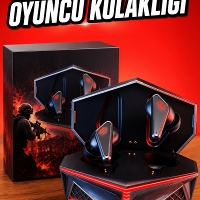 Yeni Nesil Oyuncu Kulaklığı Gürültü Önleyici Uzun Pil Ömrü Bluetooth Bağlantılı