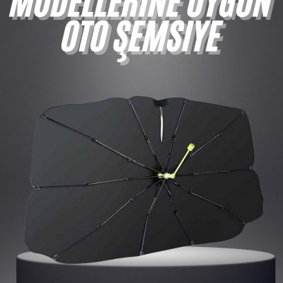Yeni Nesil Tüm Araç Modellerine Uygun Oto Şemsiye Katlanabilir UV Işınlarına Karşı