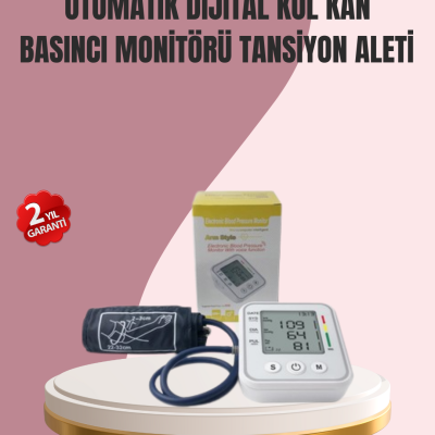 Yüksek Hassasiyetli Dijital Tansiyon Ölçer