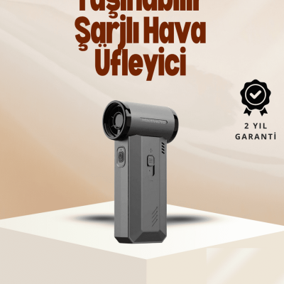 Yüksek Hızlı Kablosuz El Tipi Hava Üfleme Temizlik Cihazı