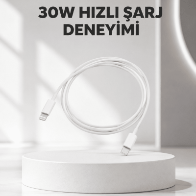 Yüksek Saflıkta Bakır Çekirdekli 30W Hızlı Şarj Kablosu